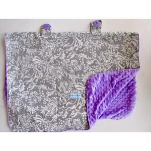 Purple & Gray Canopy Couture Carseat Canopy